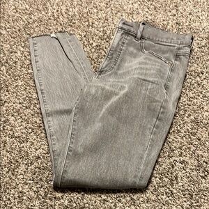 Express Light Gray Denim Jeans